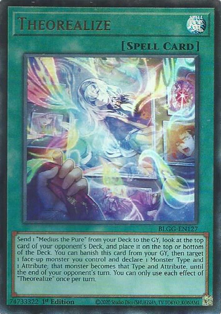 Theorealize — Battles of Legend: Glorious Gallery (BLGG-127) Yu-Gi-Oh! card Main image