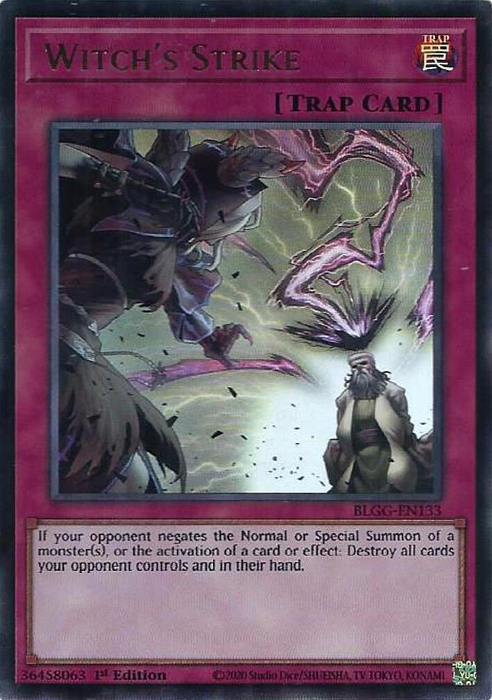 Witch's Strike — Battles of Legend: Glorious Gallery (BLGG-133) Yu-Gi-Oh! card Main image