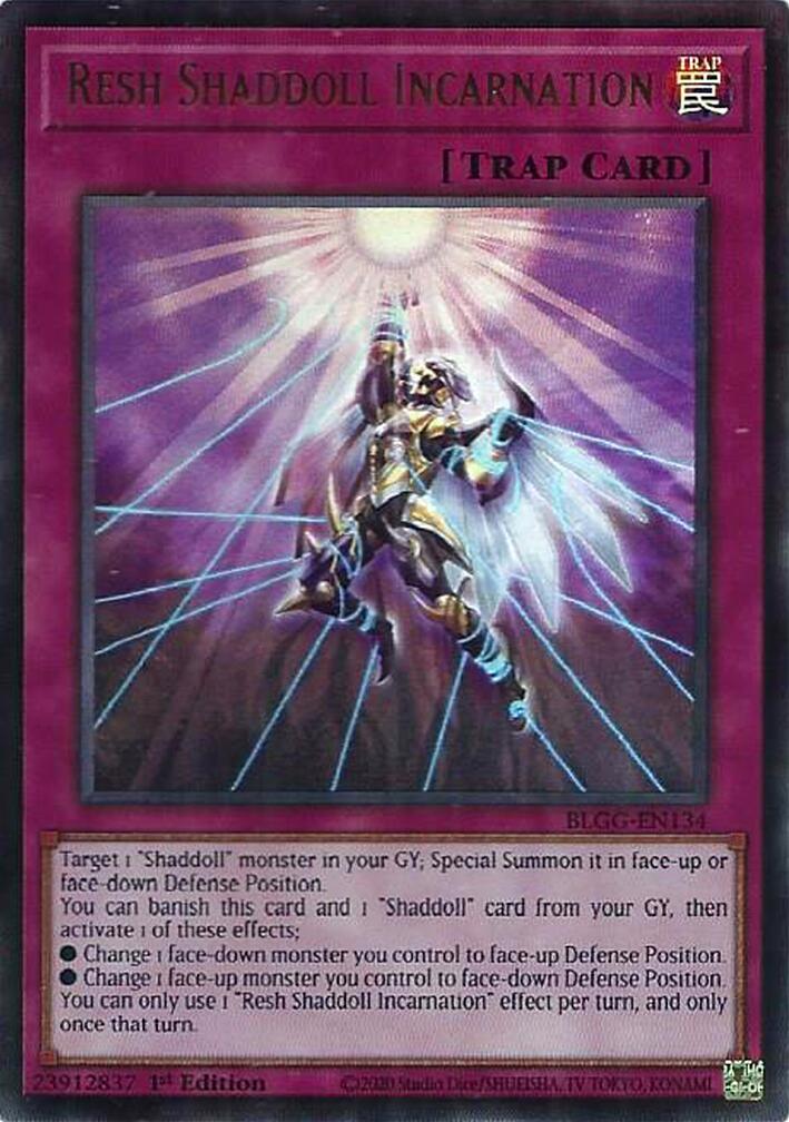 Resh Shaddoll Incarnation — Battles of Legend: Glorious Gallery (BLGG-134) Yu-Gi-Oh! card Main image