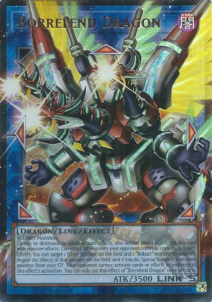 Borrelend Dragon — Battles of Legend: Glorious Gallery (BLGG-142) Yu-Gi-Oh! card Main image
