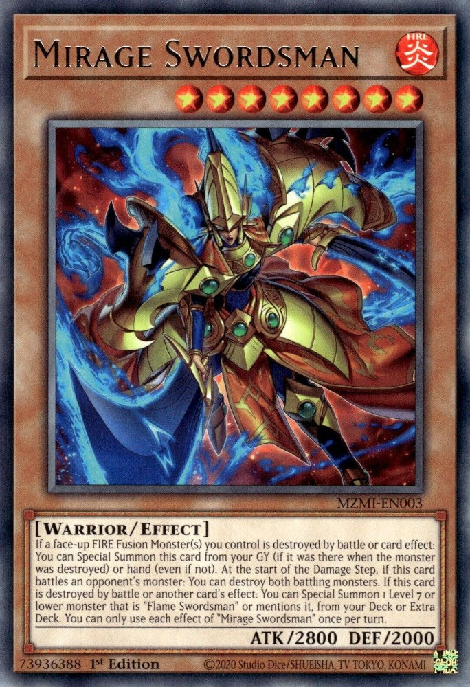 Mirage Swordsman — Maze of Millennia (MZMI-003) Yu-Gi-Oh! card
