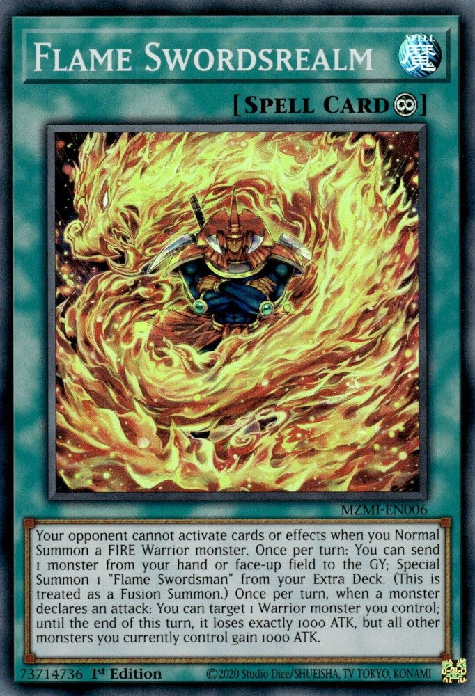 Flame Swordsrealm — Maze of Millennia (MZMI-006) Yu-Gi-Oh! card