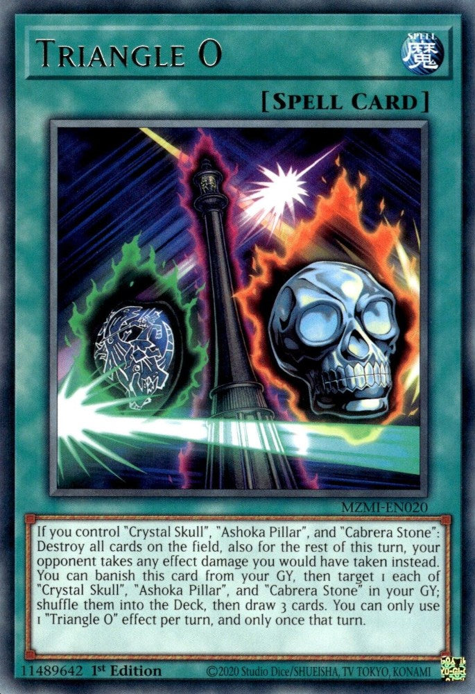 Triangle O — Maze of Millennia (MZMI-020) Yu-Gi-Oh! card