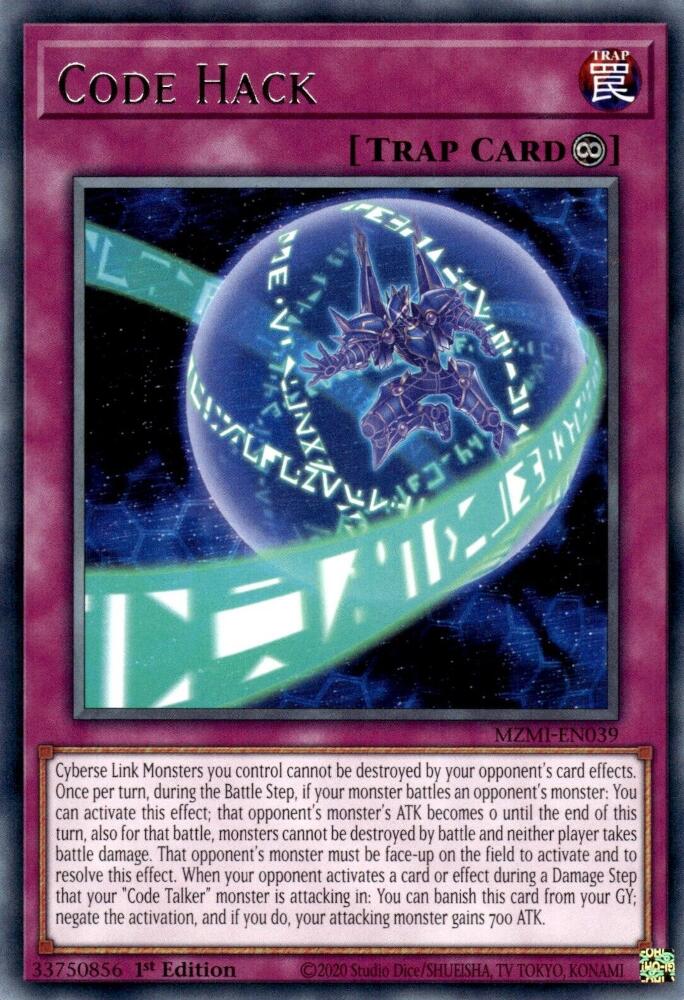 Code Hack — Maze of Millennia (MZMI-039) Yu-Gi-Oh! card