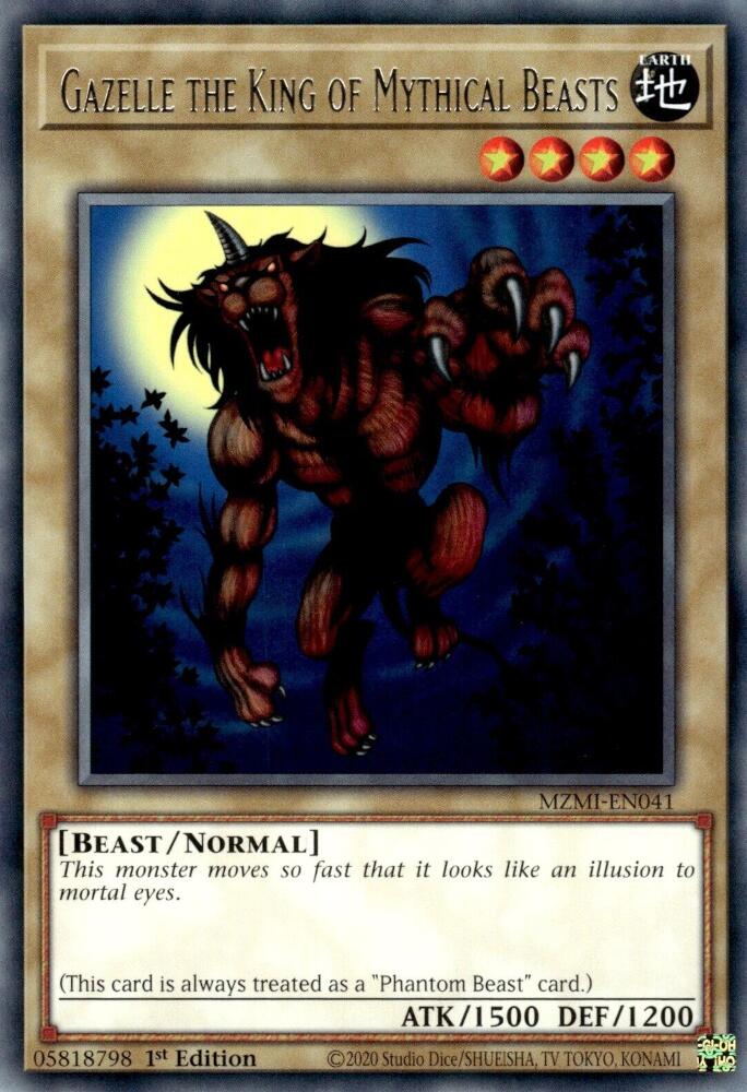 Gazelle the King of Mythical Beasts — Maze of Millennia (MZMI-041) Yu-Gi-Oh! card