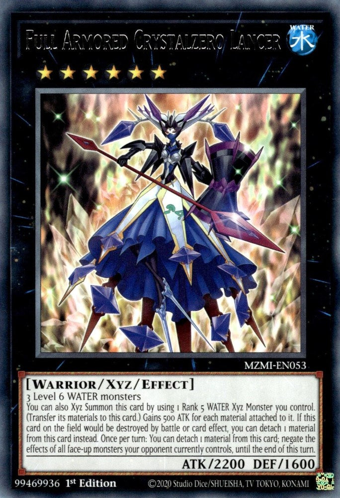 Full Armored Crystalzero Lancer — Maze of Millennia (MZMI-053) Yu-Gi-Oh! card