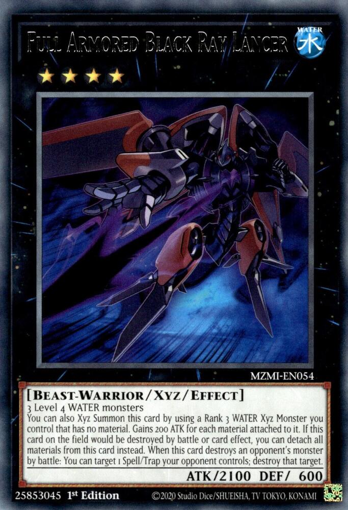 Full Armored Black Ray Lancer — Maze of Millennia (MZMI-054) Yu-Gi-Oh! card