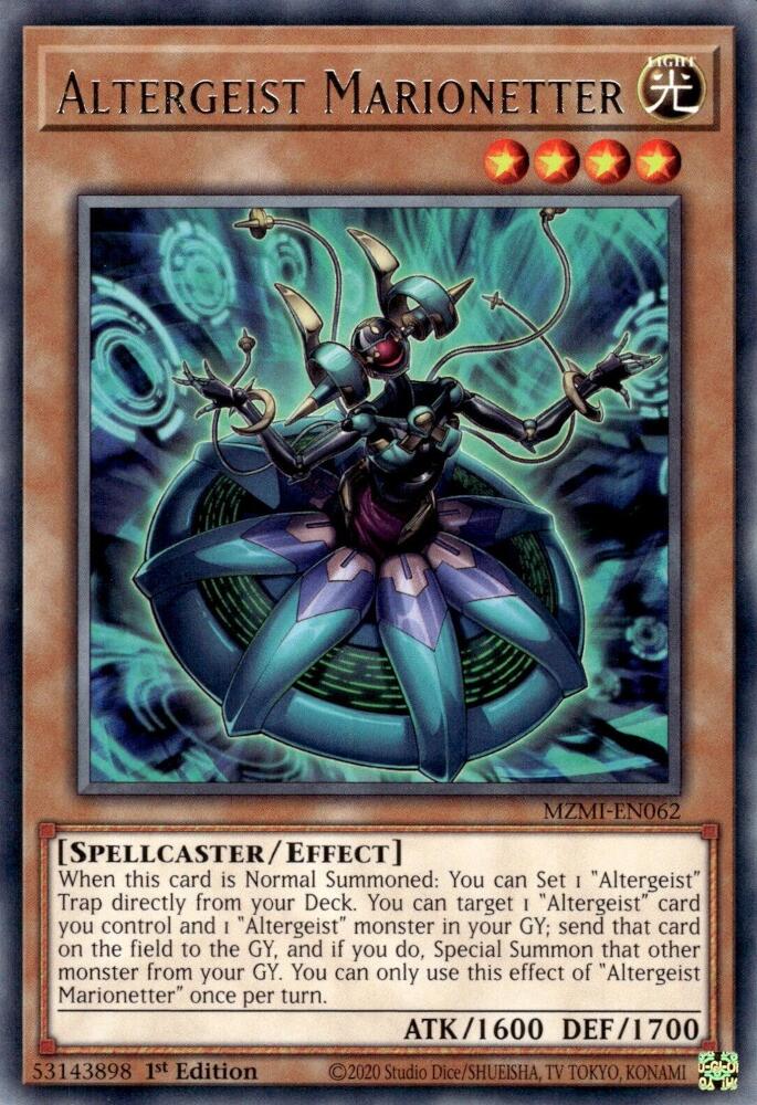 Altergeist Marionetter — Maze of Millennia (MZMI-062) Yu-Gi-Oh! card