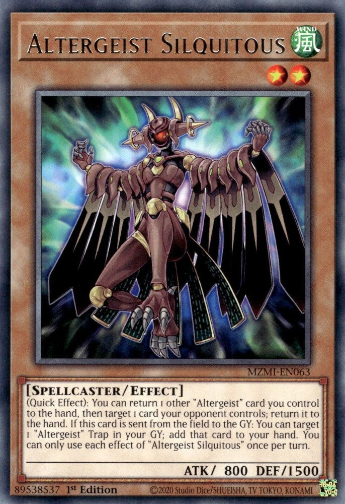 Altergeist Silquitous — Maze of Millennia (MZMI-063) Yu-Gi-Oh! card
