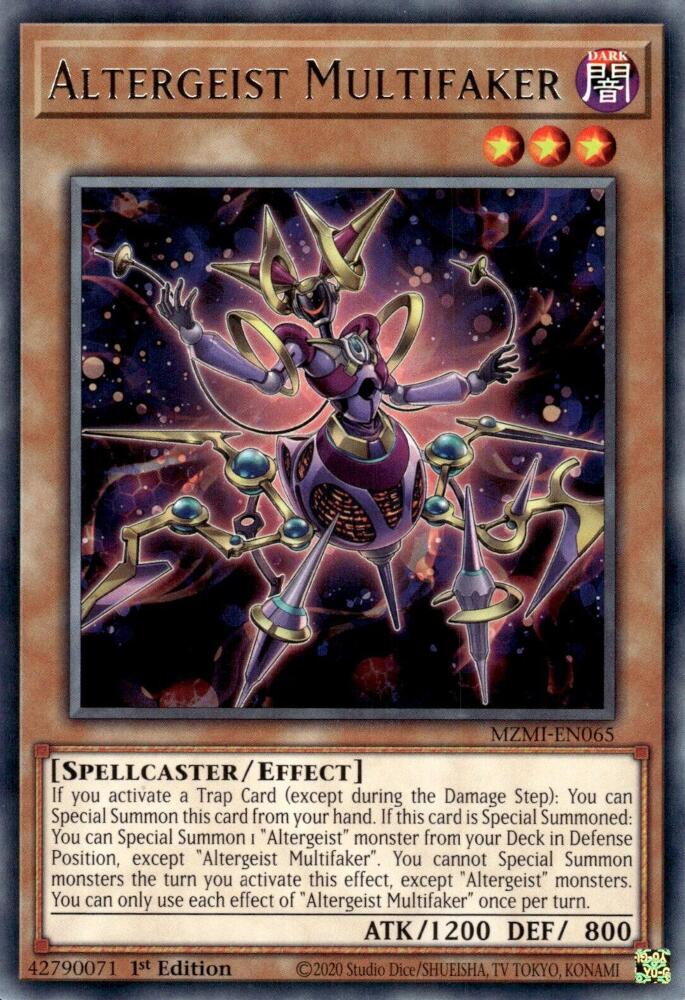 Altergeist Multifaker — Maze of Millennia (MZMI-065) Yu-Gi-Oh! card