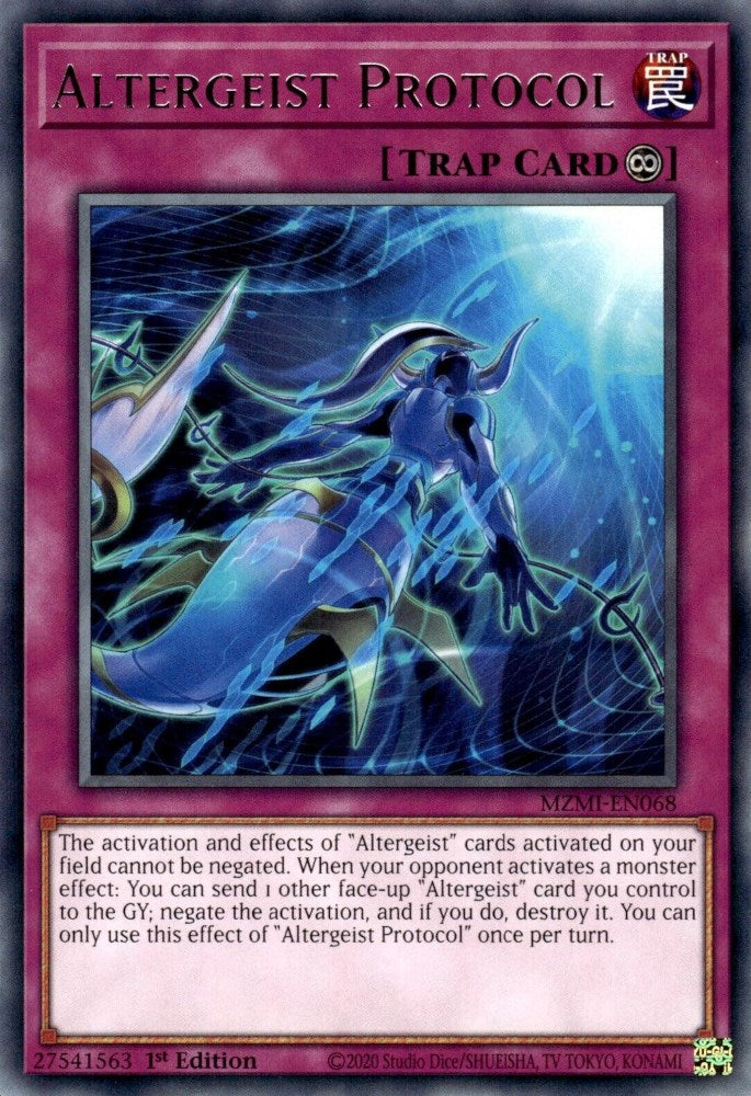 Altergeist Protocol — Maze of Millennia (MZMI-068) Yu-Gi-Oh! card