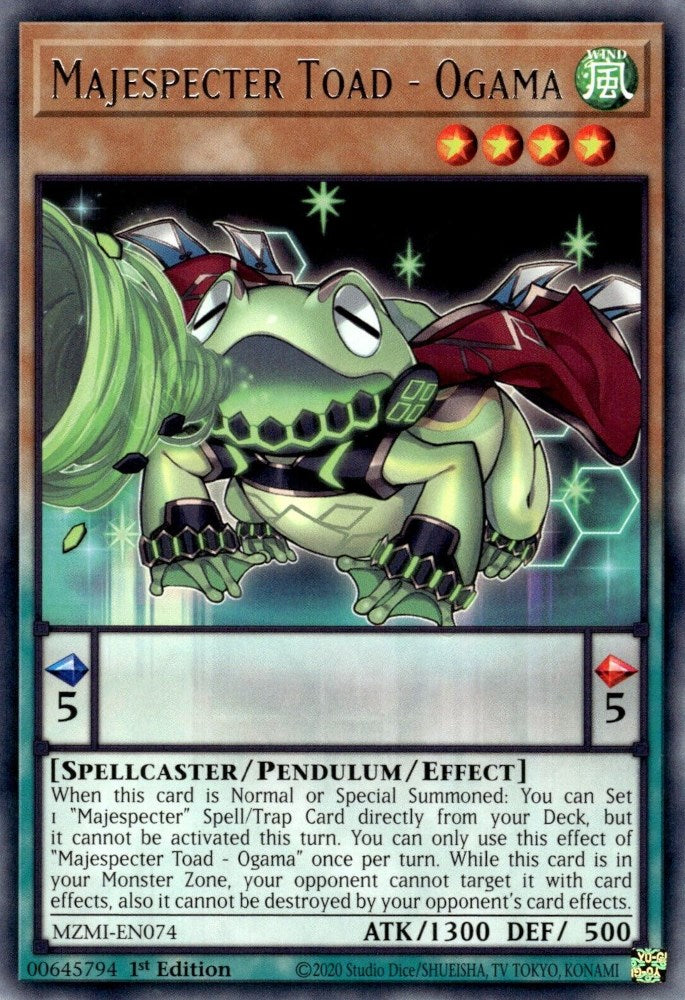 Majespecter Toad - Ogama — Maze of Millennia (MZMI-074) Yu-Gi-Oh! card