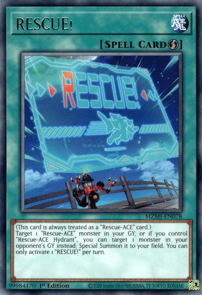 RESCUE! — Maze of Millennia (MZMI-078) Yu-Gi-Oh! card