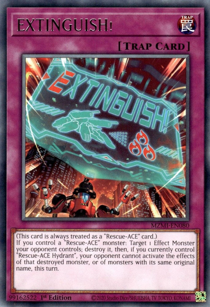 EXTINGUISH! — Maze of Millennia (MZMI-080) Yu-Gi-Oh! card Hauptbild