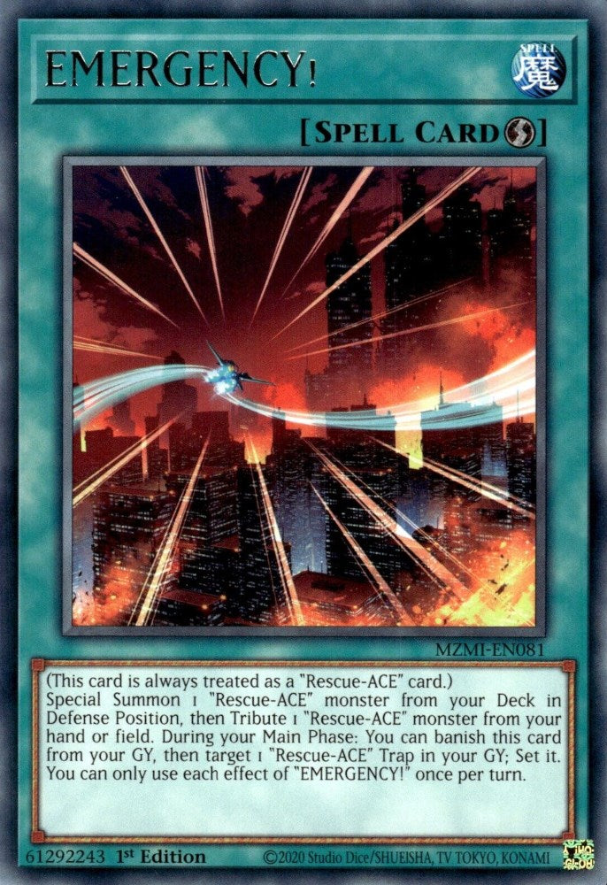 EMERGENCY! — Maze of Millennia (MZMI-081) Yu-Gi-Oh! card