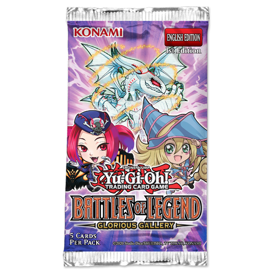 Yu-Gi-Oh! Battles of Legend: Glorious Gallery booster pack variant