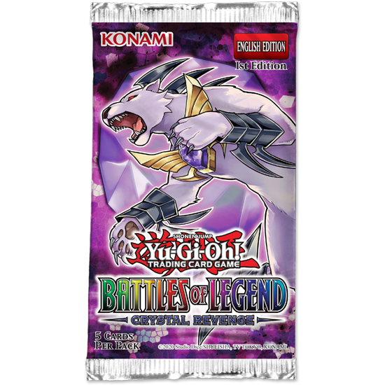 Yu-Gi-Oh! Battles of Legend: Crystal Revenge booster pack variant