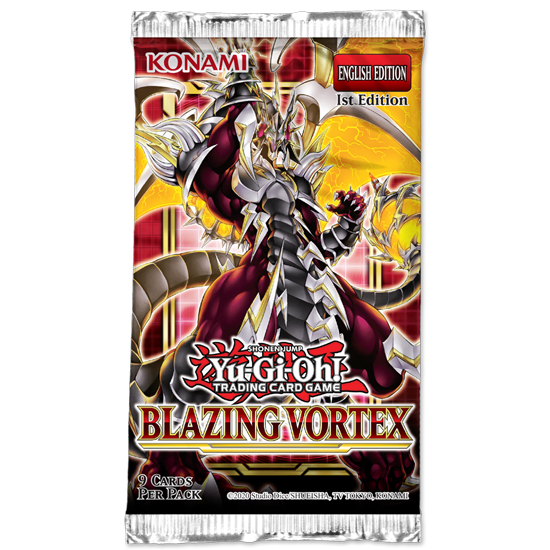 Yu-Gi-Oh! Blazing Vortex booster pack
