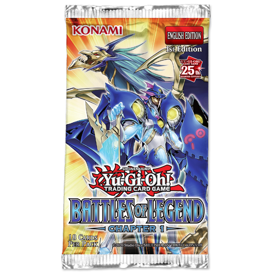 Yu-Gi-Oh! Battles of Legend: Chapter 1 booster pack