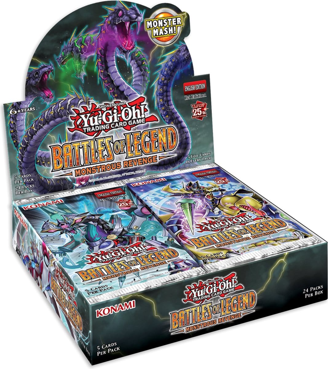 Yu-Gi-Oh! Battles of Legend: Monstrous Revenge Booster Box Imagen principal del producto