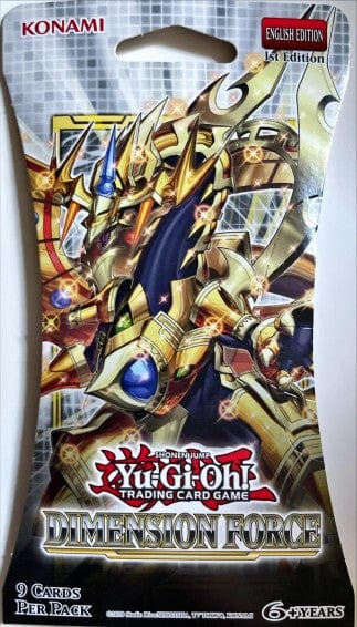 Yu-Gi-Oh! Dimension Force Sleeved Booster 4012927943526 Imagen principal del producto