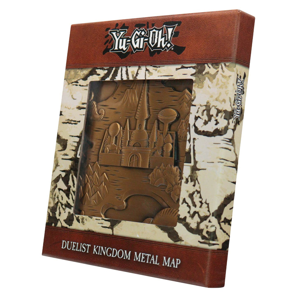Yu-Gi-Oh! Duelist Kingdom Metal Map verpakking schuin weergegeven