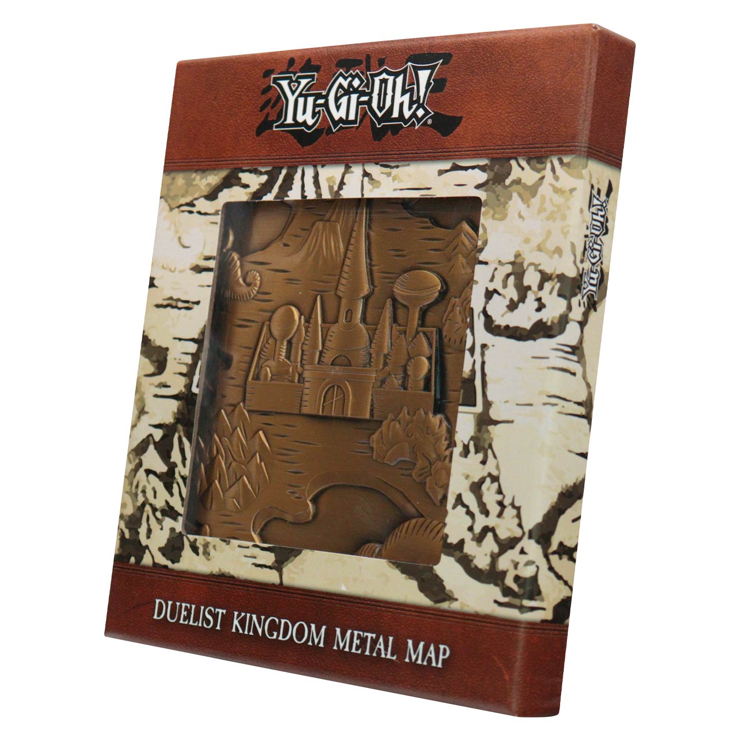 Yu-Gi-Oh! Duelist Kingdom Metal Map verpakking schuin weergegeven