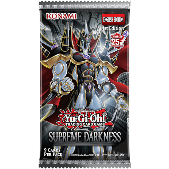 Yu-Gi-Oh! Supreme Darkness Booster Pack – officiële productafbeelding