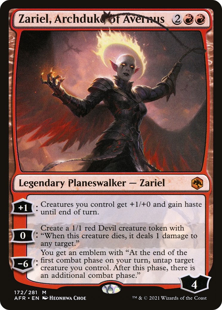 Zariel, Archduke of Avernus – Adventures in the Forgotten Realms 172 – Magic: The Gathering single card | Lichcards Hauptbild