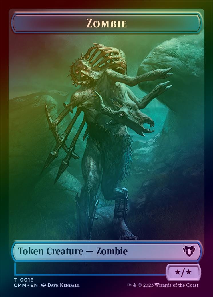 Zombie // Bird Token (Foil) (TCMM)