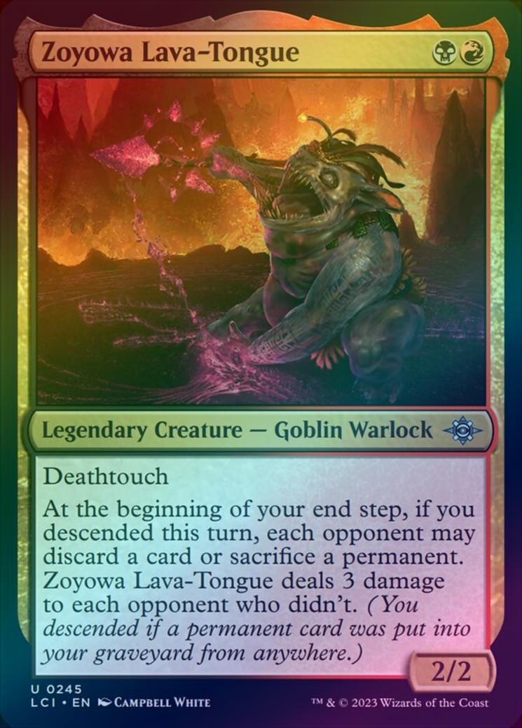 Zoyowa Lava-Tongue (Foil) (LCI)